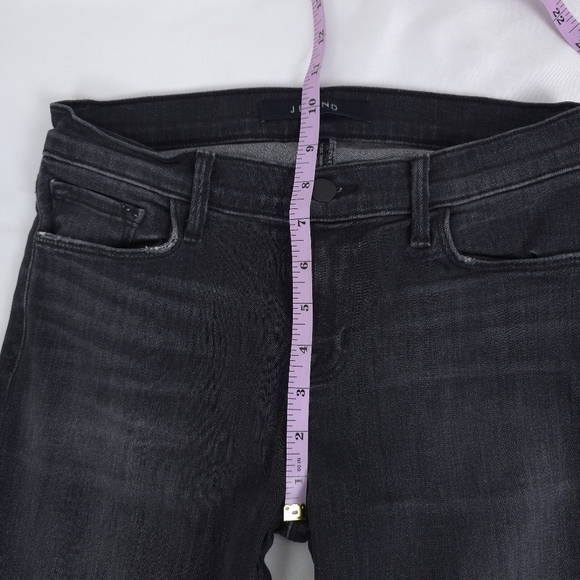 J Brand Affray Asymetric Hem Busted Knee Jeans 26 - Picture 5 of 11
